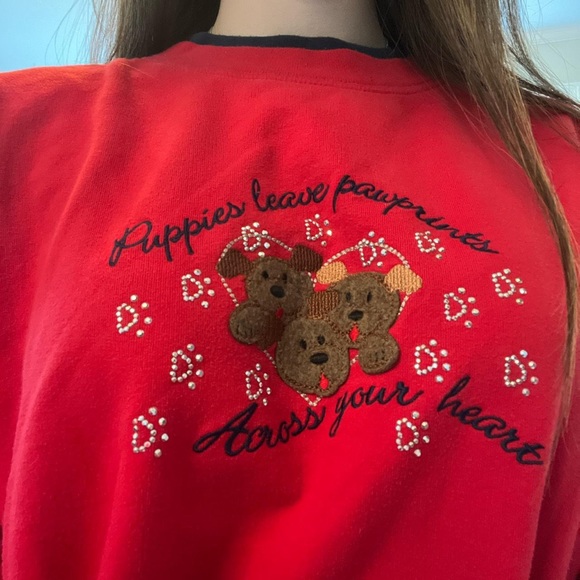 Puppy Love sweatshirt - Picture 1 of 5